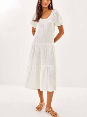 NWT Lilly Pulitzer Zemini Maxi Dress Resort White Size XXS (orig $148)